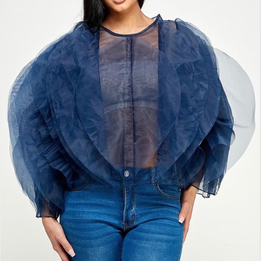 Beautiful navy top